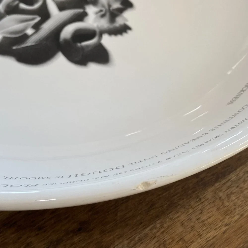 Pottery Barn Pasta Serving Bowl - Recipe Pasta Set - 13